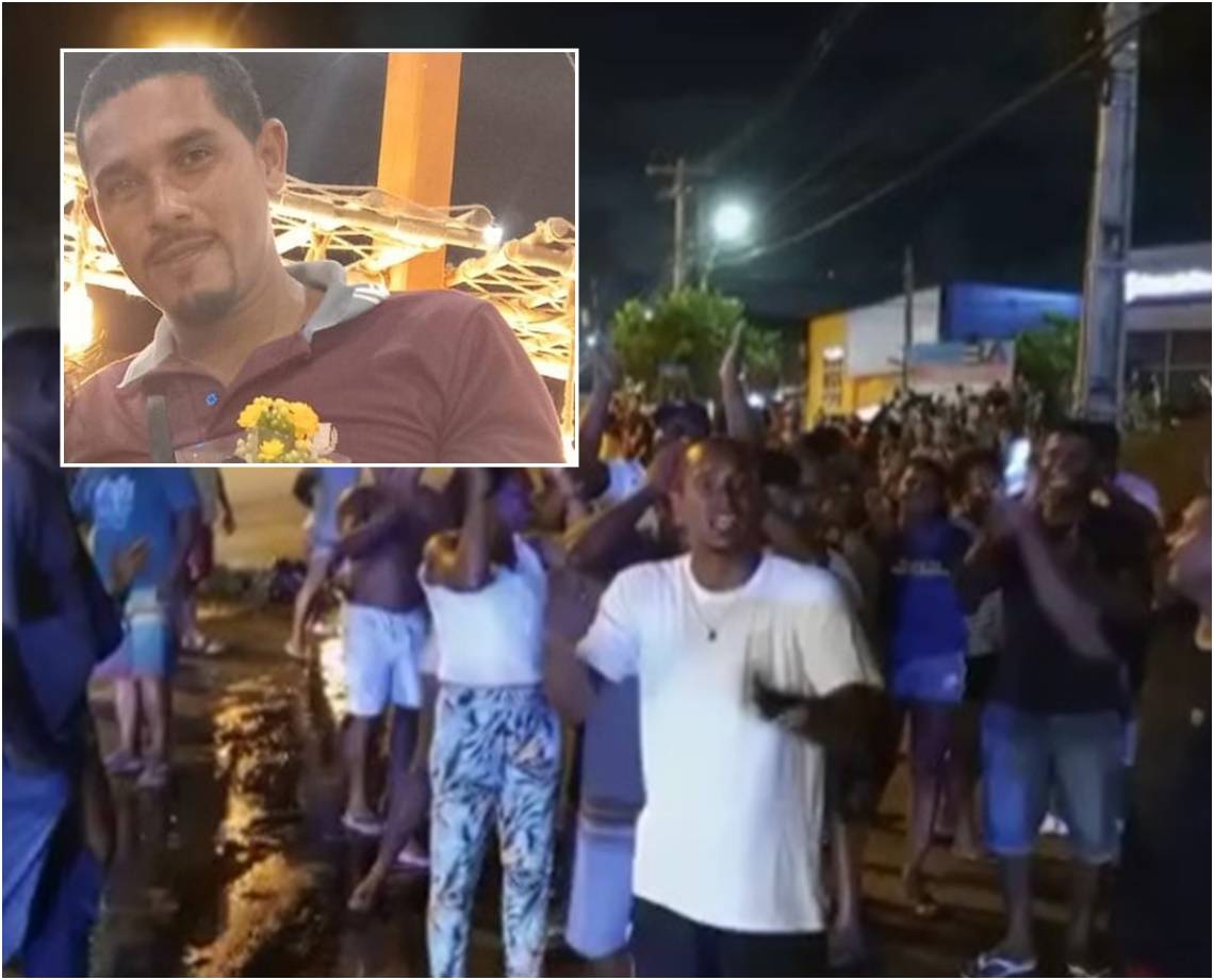 Moradores protestam após morte de marceneiro durante ação da PM em Portão; "era trabalhador"