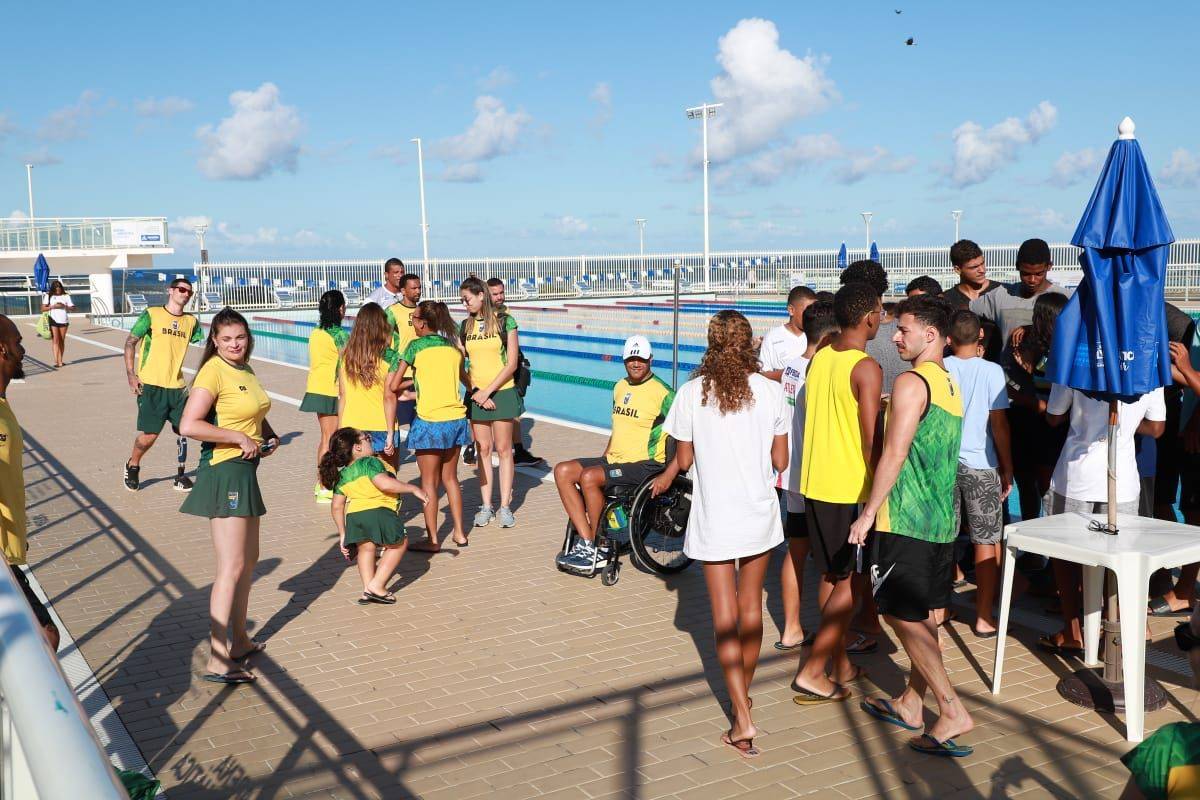 Arena Aquática Salvador recebe equipe de natação do Comitê Paralímpico Brasileiro para Training Camp