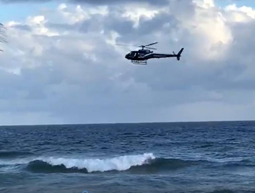 Graer faz busca por pessoa desaparecida em praia de Ondina