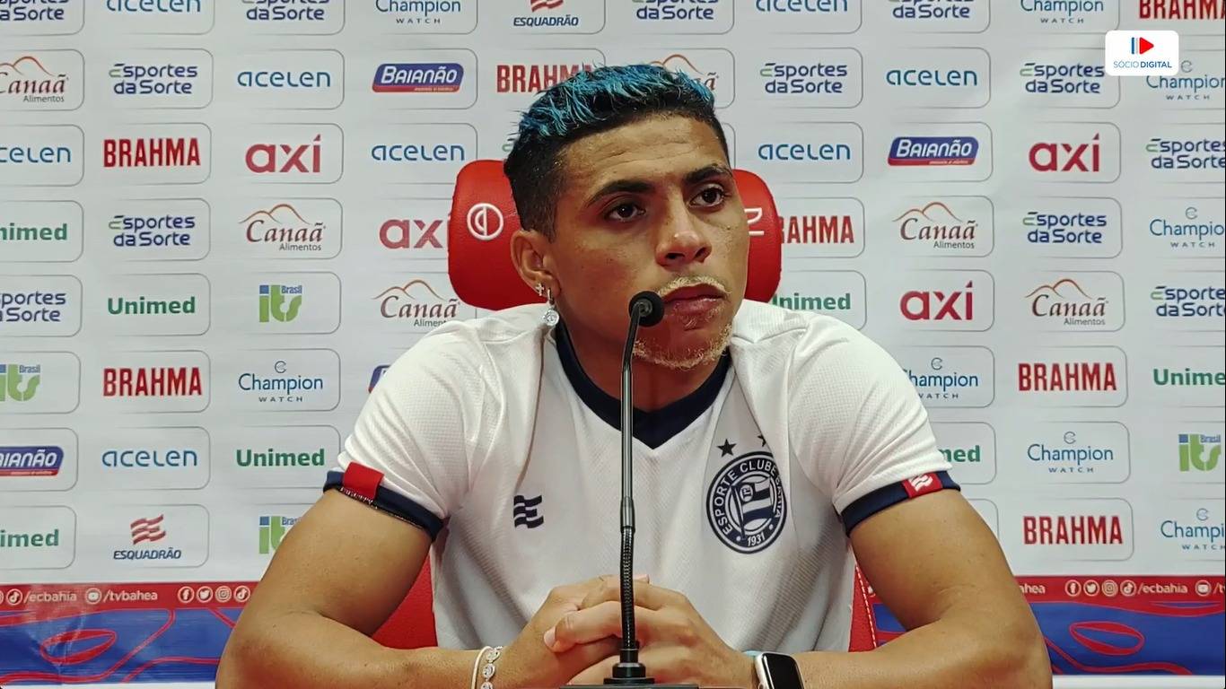 Jacaré fala sobre nova derrota do Bahia no Brasileirão; "Temos que assumir a bronca"