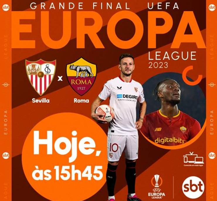 TV Aratu transmite grande final da Europa League entre Sevilla e Roma