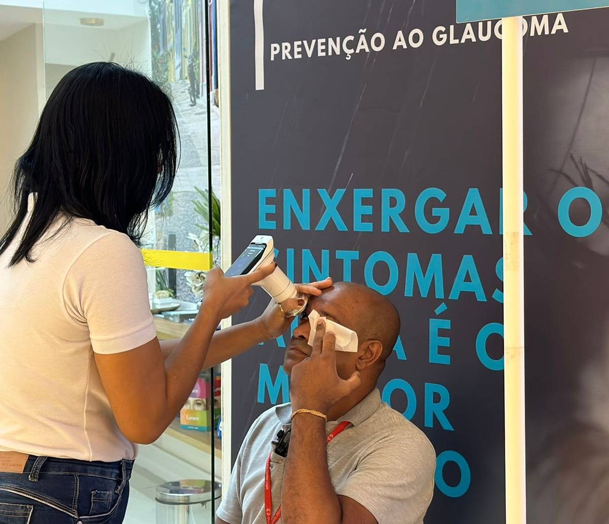 Exames oftalmológicos gratuitos são oferecidos à população de Salvador