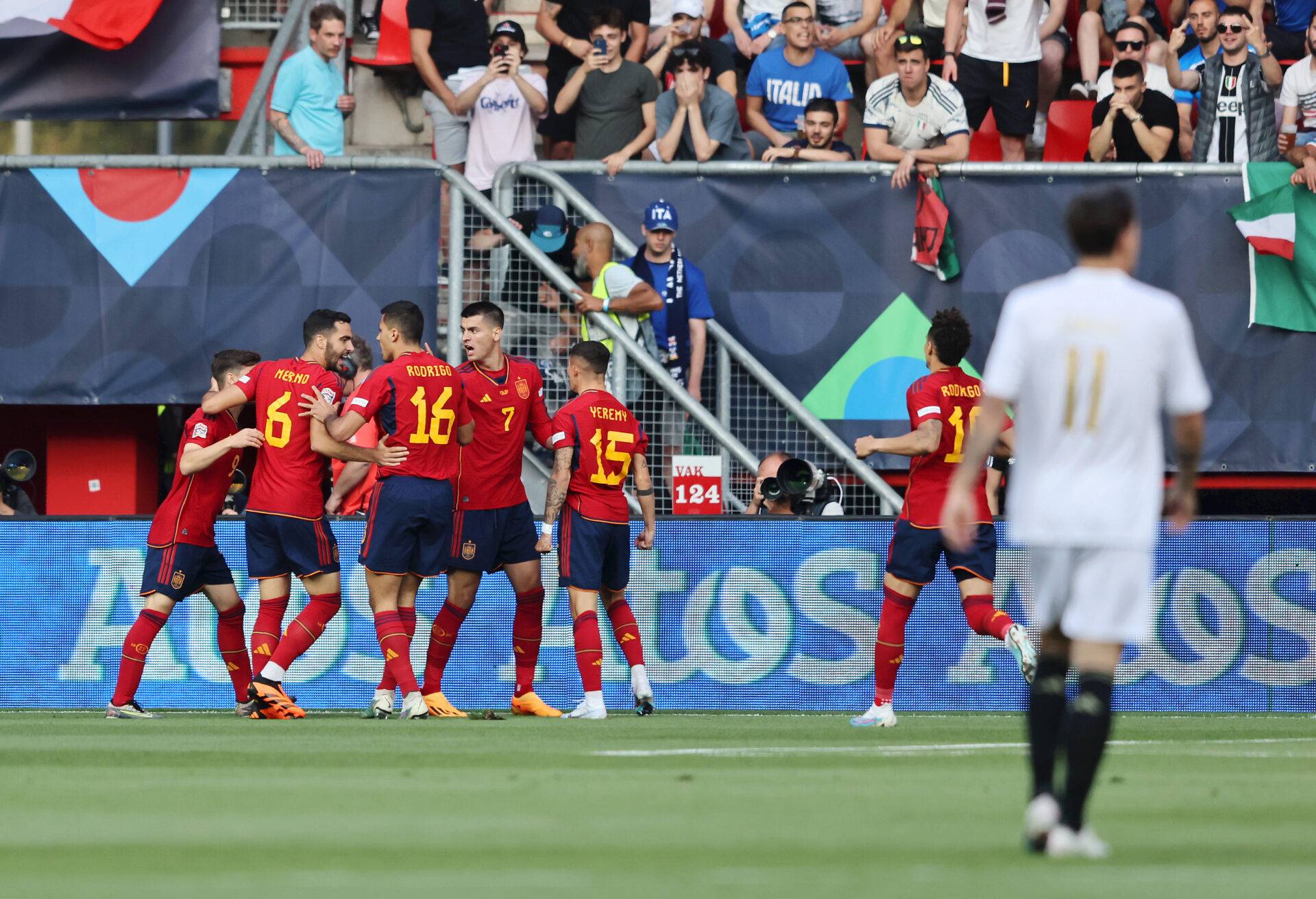 Espanha derrota Itália e vai a final da Liga das Nações