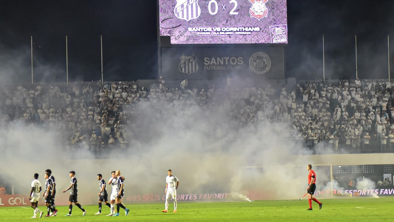 Após confusão no clássico, Justiça Desportiva suspende torcida do Santos por 30 dias