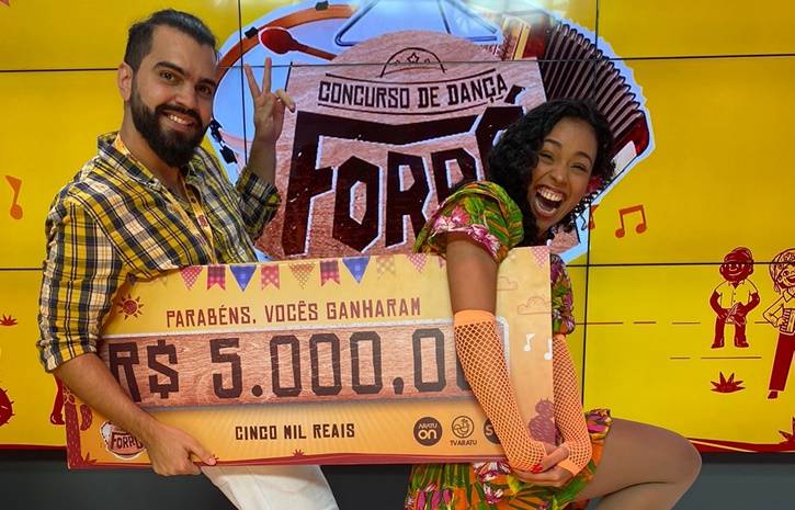 Concurso de Dança de Forró: dupla Clara e Ciro fatura título e ganha R$ 5 mil