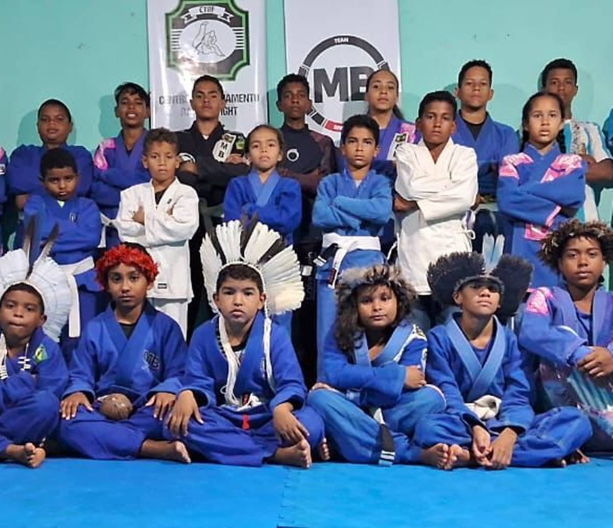 Atletas indígenas participam de competição internacional de jiu jitsu em Salvador