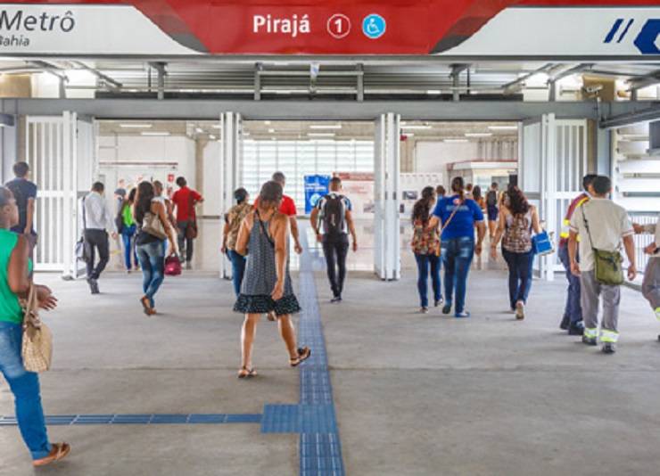 Nova estação do Tramo 3 do metrô de Salvador será entregue nesta quarta-feira (14)