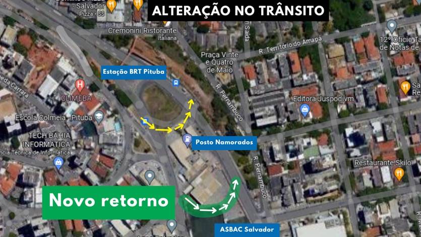 Olha o retorno! Av. ACM e Lucaia sofrem alterações a partir desta terça (27)