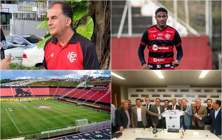 Futuro do Barradão, permanência de Andrade e acesso ao estádio: presidente do Vitória fala sobre pontos polêmicos em entrevista