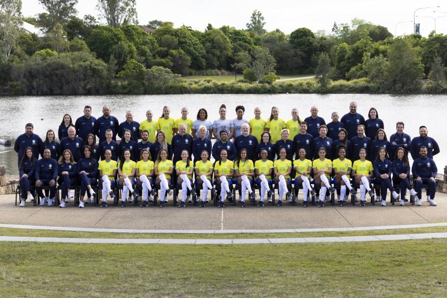 Seleção Brasileira divulga foto oficial e registra maior delegação em competições femininas