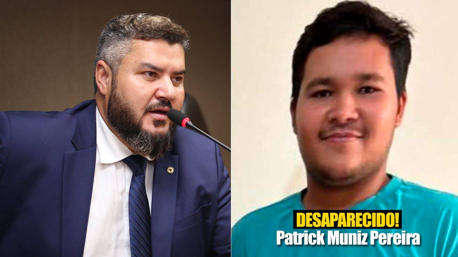 Deputado baiano faz apelo para localizar primo desaparecido há 5 dias