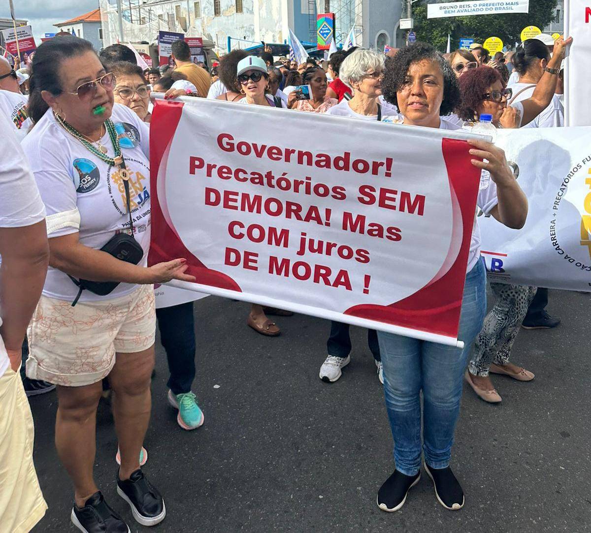 Professores irão protestar em Feira de Santana para cobrar o pagamento dos precatórios do Fundef nesta terça-feira (25)