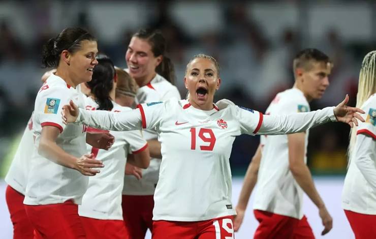 Canadá vence Irlanda de virada na Copa do Mundo Feminina