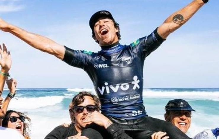 Yago Dora vence etapa de Saquarema do circuito mundial de surfe