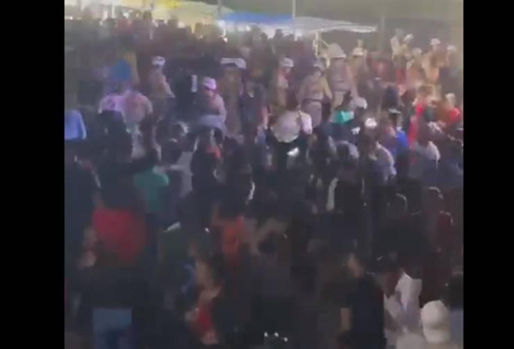 PM é agredido com soco no rosto durante festa na cidade de Santa Inês; veja vídeo