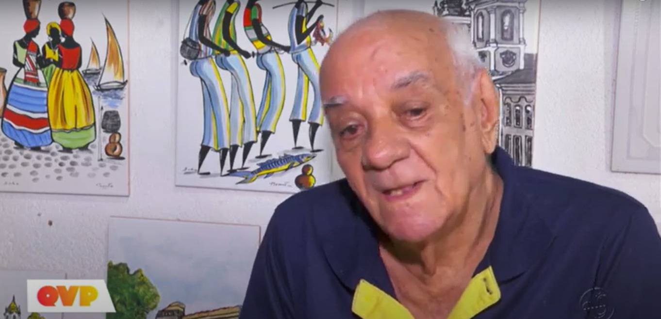 Inspiração e arte na Ribeira: a história de um artista que se dedica à pintura há 60 anos