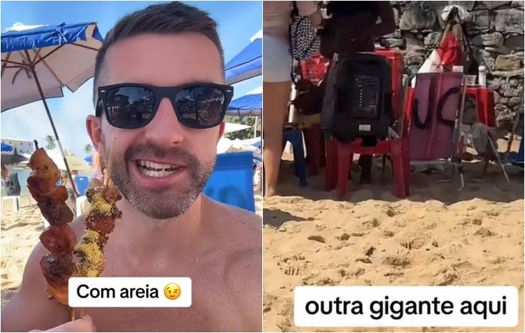 'É caótico': Gringo faz análise de praias de Salvador e viraliza nas redes sociais