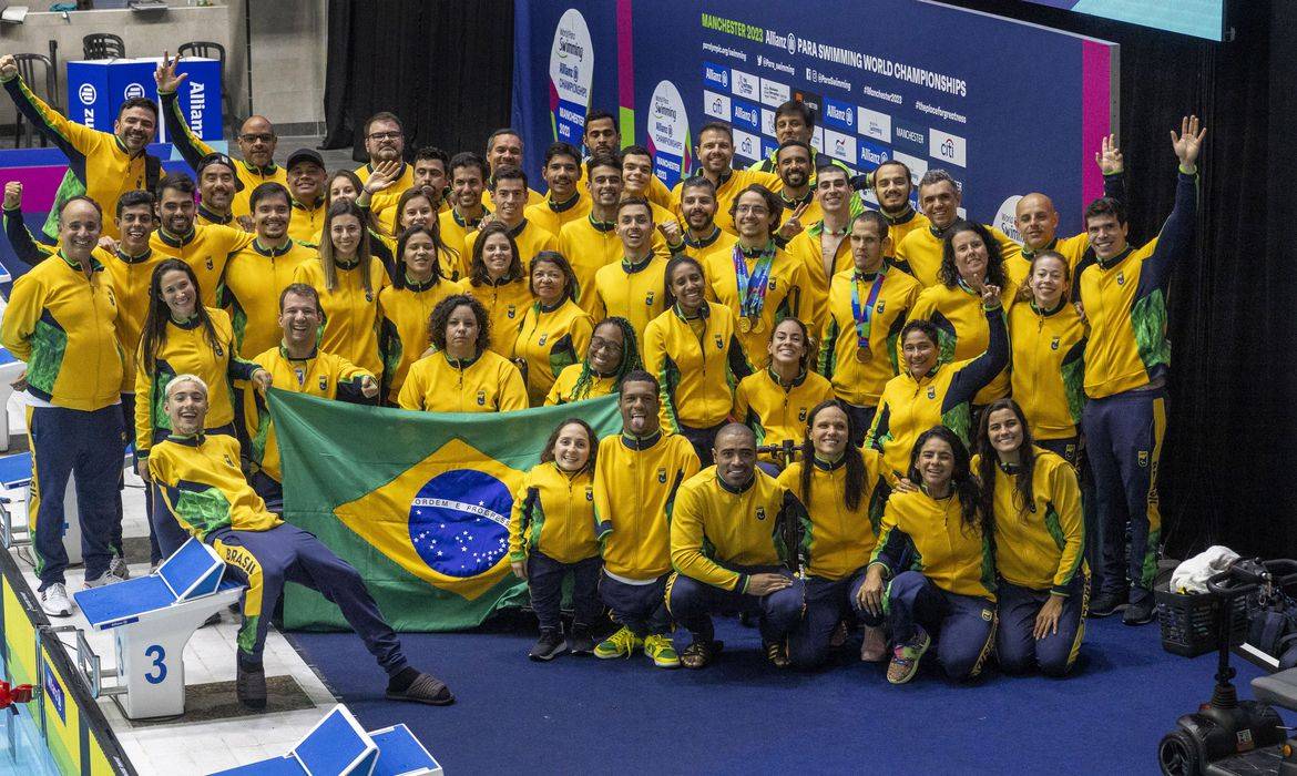 Brasil fecha Mundial de Natação Paralímpica com 46 medalhas