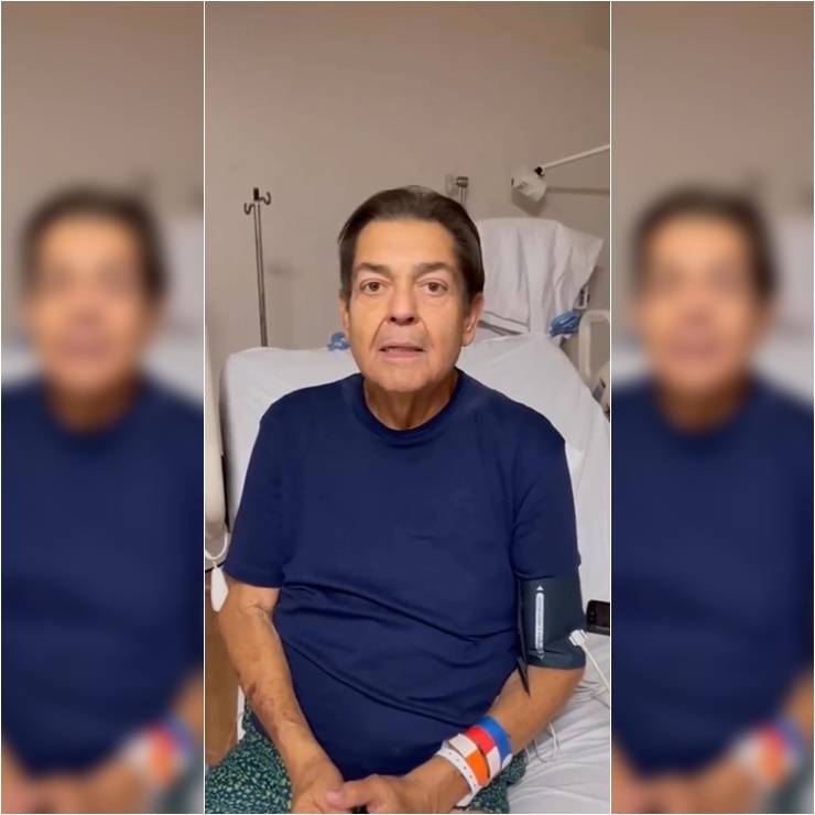 Em recuperação, Faustão posta vídeo em hospital e pede: "orem por mim"