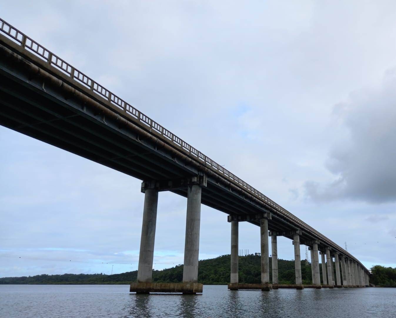 Interdição parcial da Ponte do Funil, em Itaparica, segue até o dia 25 de agosto