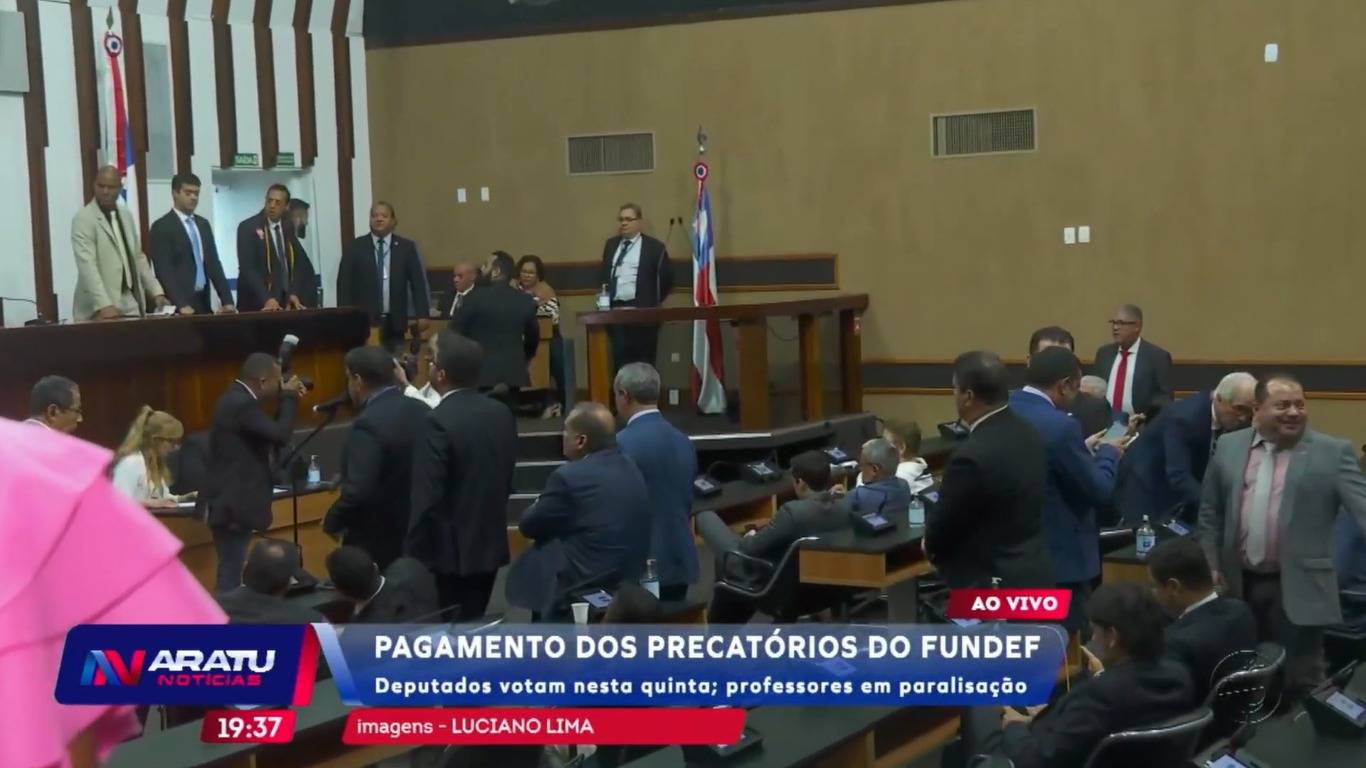 Pagamento dos precatórios do Fundef: Deputados votam nesta quinta; professores em paralisação