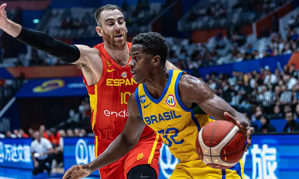 Brasil perde para a Espanha e se complica no Mundial de Basquete Masculino