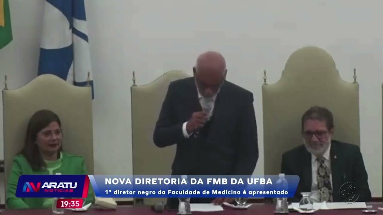 Nova diretoria da Faculdade de Medicina da UFBA: Primeiro diretor negro da Faculdade de Medicina é apresentado