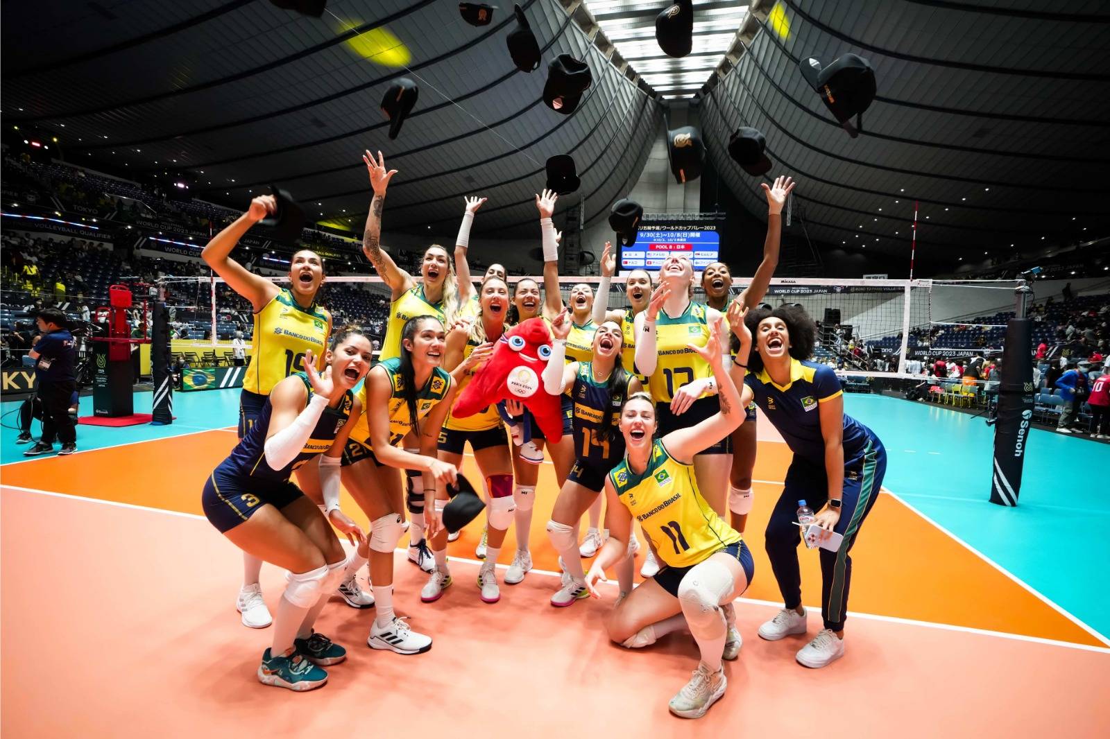 Vôlei feminino: Brasil vence Japão e conquista vaga nos jogos olímpicos de 2024