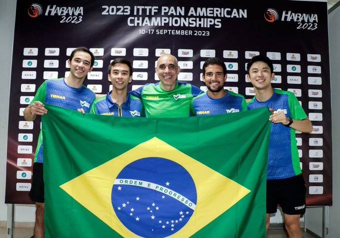 Brasil classifica equipes masculina e feminina de tênis de mesa para os Jogos de Paris