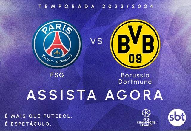 Com transmissão da TV Aratu, PSG e Dortmund se enfrentam pela Champions League