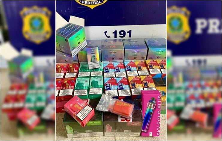 Mais de 200 'vapes' são apreendidos em Vitória da Conquista