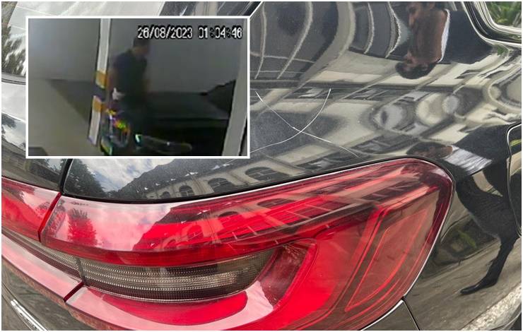 Briga entre vizinhos no Corredor da Vitória termina com carro de R$ 800 mil vandalizado