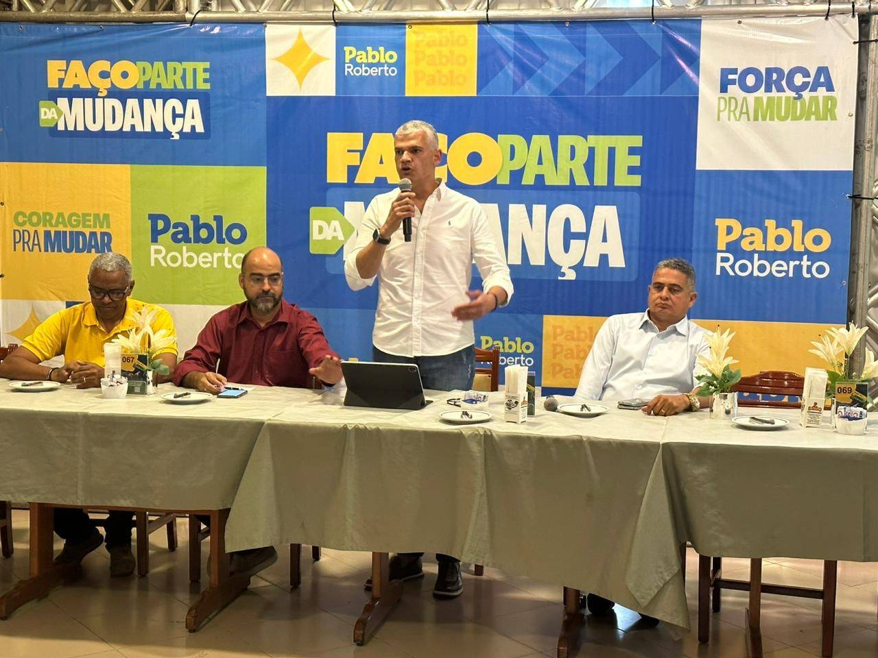 Pablo Roberto oficializa pré-candidatura em Feira e enfatiza necessidade de ‘renovação’