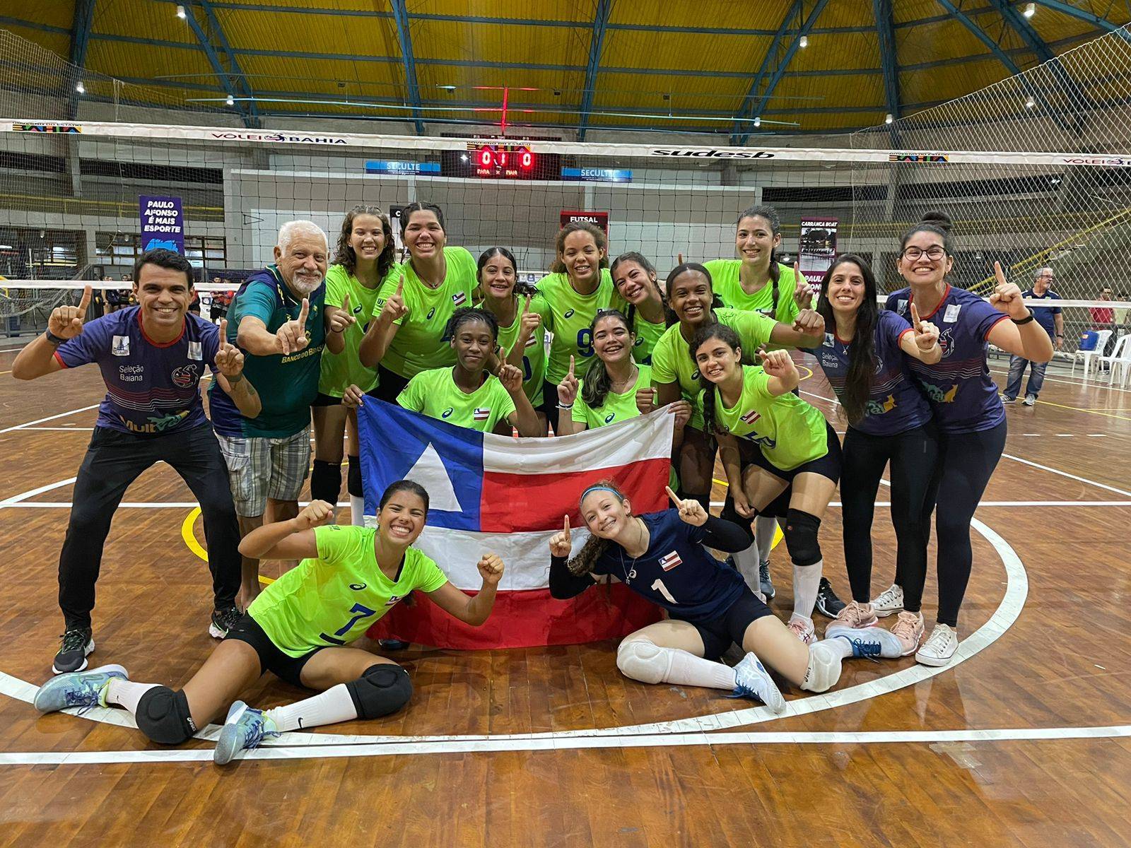 Seleção Baiana de Vôlei consegue acesso no Campeonato Brasileiro sub-18