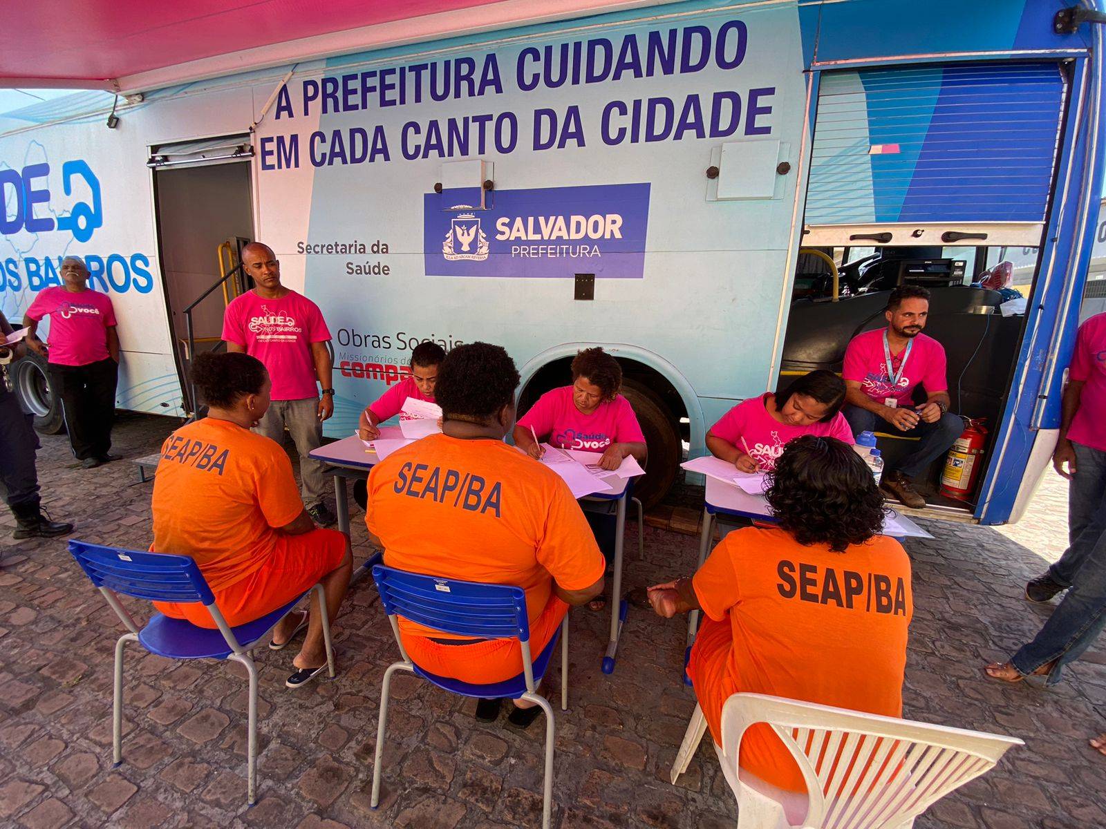 Outubro Rosa: atendimento chega até o Conjunto Penal Feminino da Mata Escura