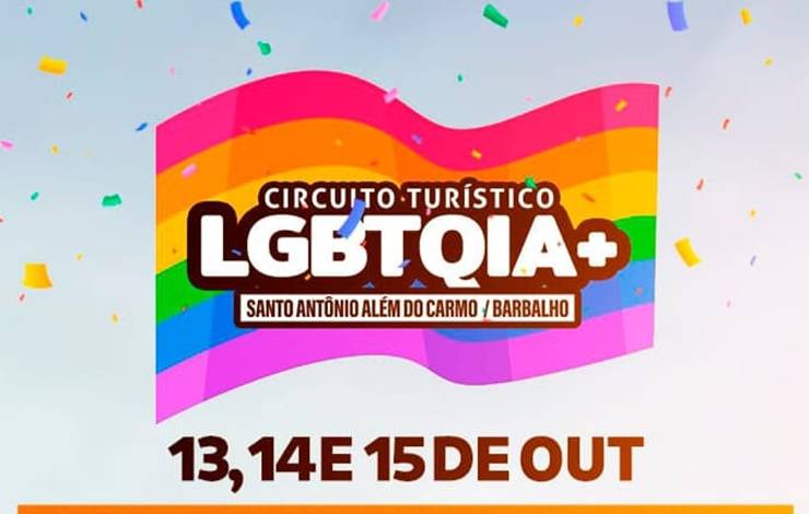 2º Circuito Turístico LGBTQIA+ acontece neste final de semana no Santo Antônio Além do Carmo