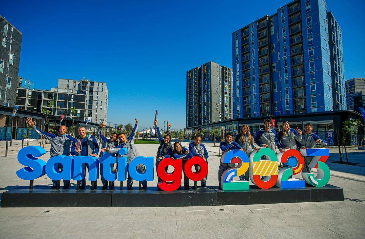 Primeiros atletas brasileiros chegam a Santiago para disputa dos Jogos Pan-Americanos