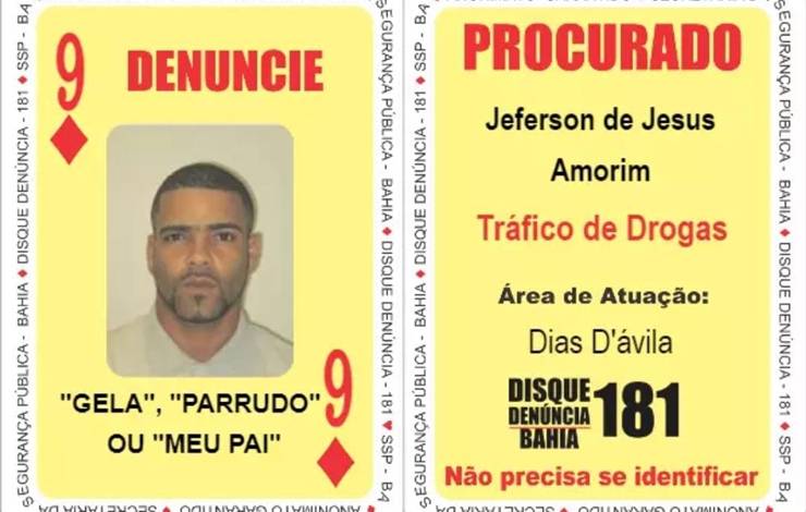 Morre '9 de Ouros' do 'Baralho do Crime' em troca de tiros com PM