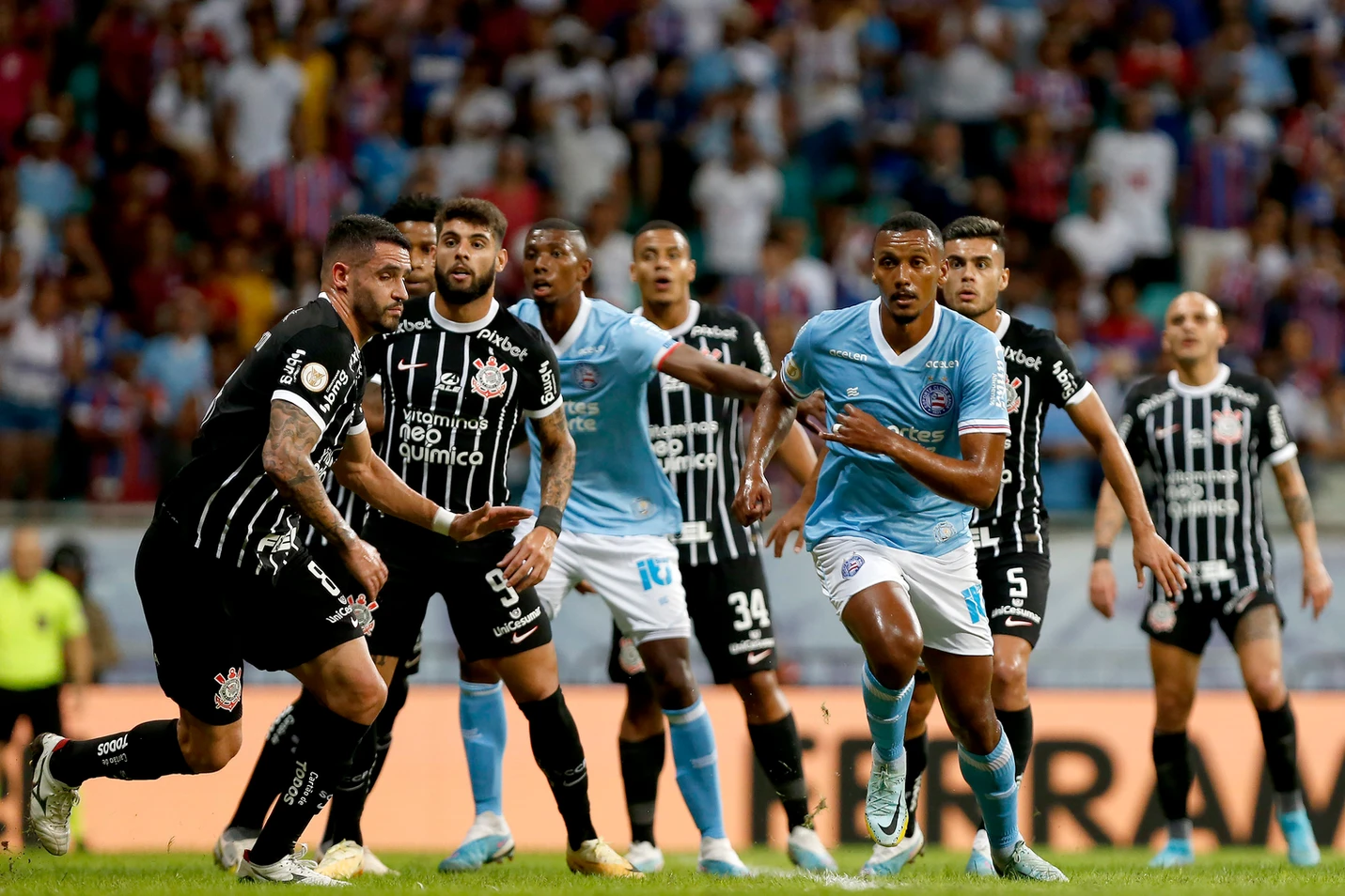 CBF altera data e horário da partida entre Bahia e Corinthians pelo Brasileirão