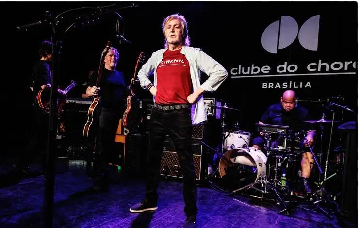 Paul McCartney transforma Clube do Choro, em Brasília, no Cavern Club