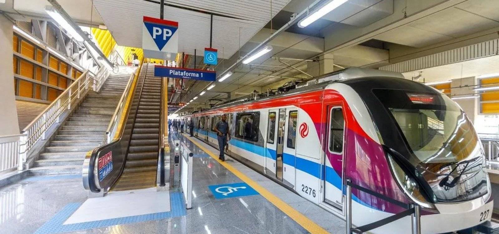 Metrô terá funcionamento normal em Salvador durante feriado de Nossa Senhora da Conceição