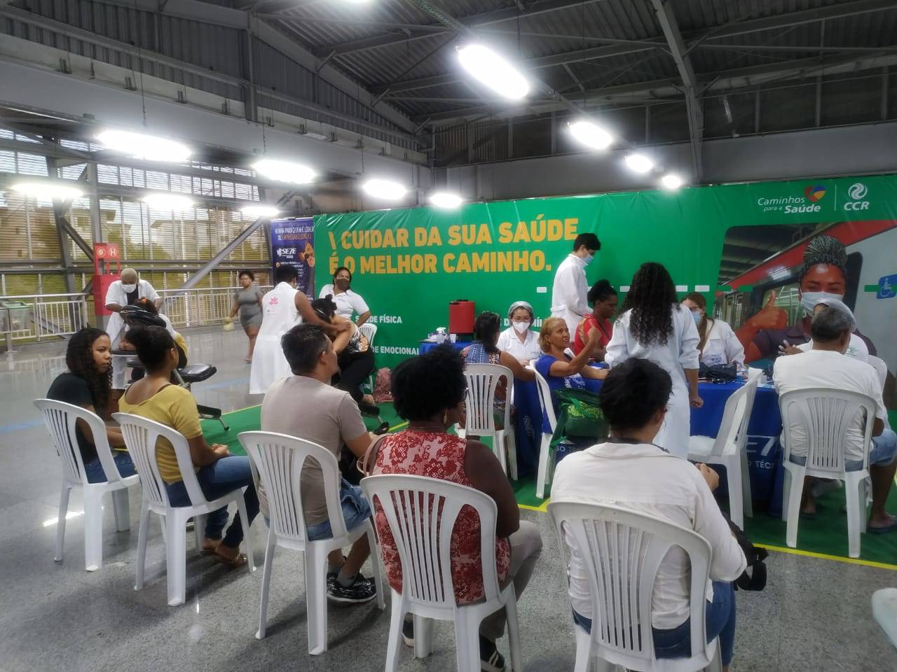 Usuários do metrô vão contar com ações gratuitas de saúde e bem-estar na Estação Lapa