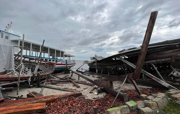 Moradores registram estragos das chuvas em Barra Grande e Camamu