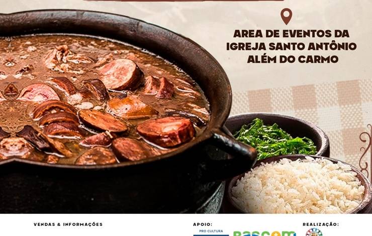 20ª Feijoada do Padre acontece neste final de semana no Santo Antônio Além do Carmo