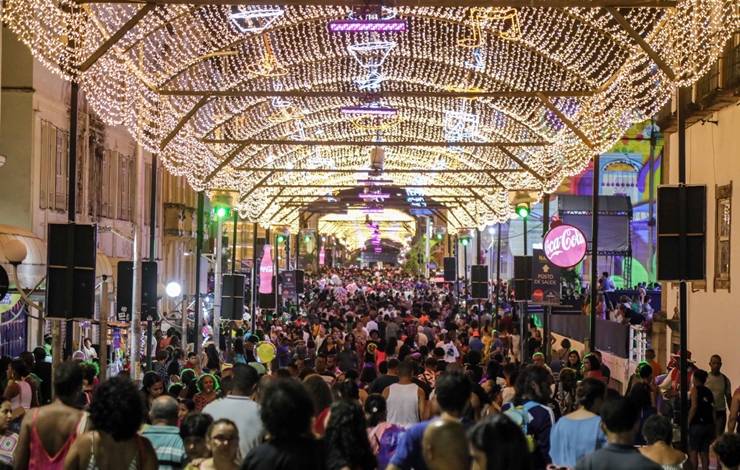 Programação de Natal é retomada no Centro Histórico de Salvador após fortes chuvas