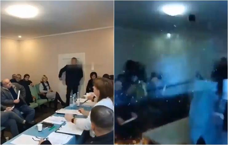 Deputado da Ucrânia invade reunião da prefeitura, explode 3 granadas e deixa mais de 20 pessoas feridas