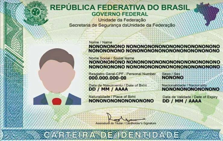 Governo Federal volta atrás e novo modelo do RG mantém campo 'sexo' e nome de registro