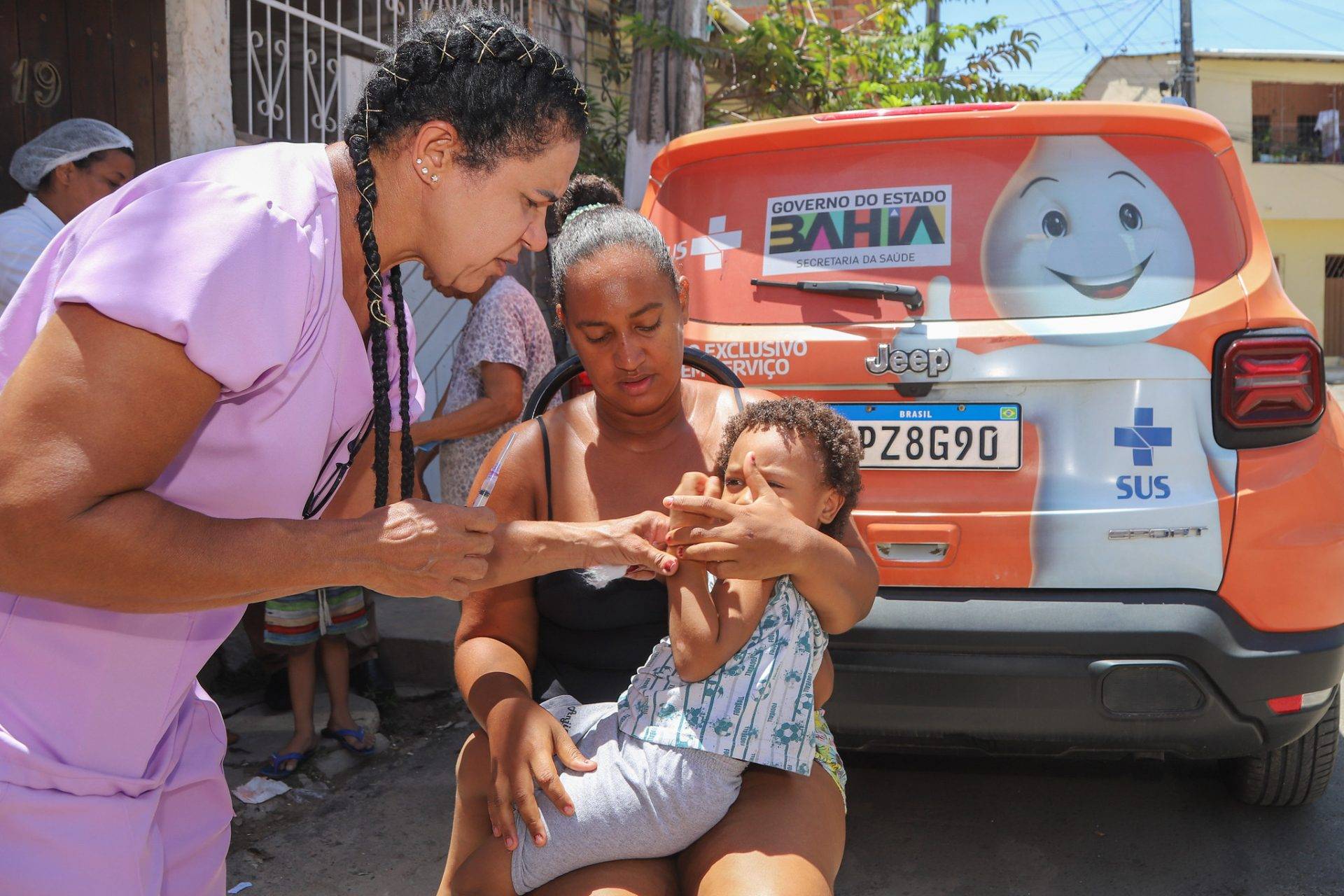 Campanha de Multivacinação percorre Lauro de Freitas com o Carro do Zé gotinha de 08 a 12 de janeiro