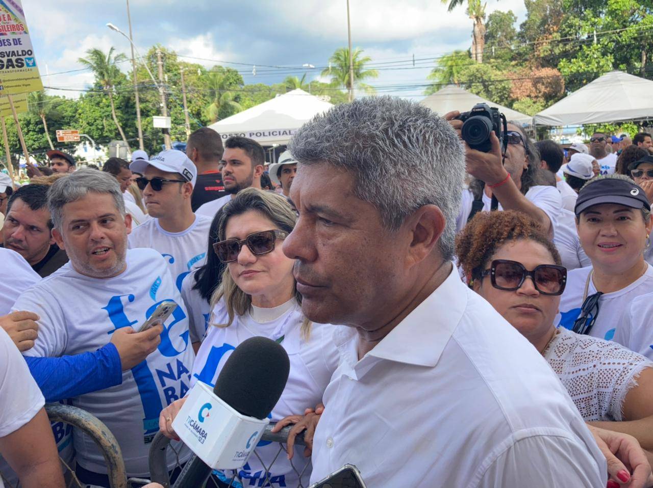 Jerônimo diz esperar que obras da ponte comecem ainda em 2024: 'Estou trabalhando pra isso"