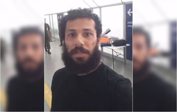 'Deve ser meu cabelo, minha pele', diz ator Amaury Lorenzo ao ser detido em aeroporto no Rio